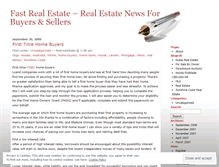 Tablet Screenshot of fastrealestate.wordpress.com