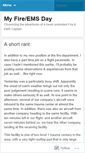 Mobile Screenshot of myfireemsday.wordpress.com