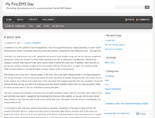 Tablet Screenshot of myfireemsday.wordpress.com