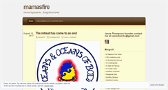 Desktop Screenshot of mamasfire.wordpress.com
