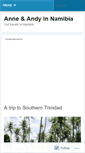 Mobile Screenshot of anneandandyinnamibia.wordpress.com