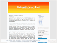 Tablet Screenshot of katieskitchens.wordpress.com