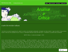 Tablet Screenshot of analiseecritica.wordpress.com