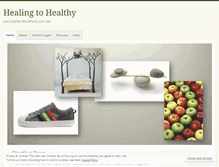 Tablet Screenshot of healingtohealthy.wordpress.com