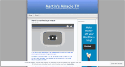 Desktop Screenshot of martinsmiracle.wordpress.com