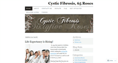Desktop Screenshot of cysticfibrosisutah.wordpress.com