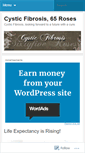 Mobile Screenshot of cysticfibrosisutah.wordpress.com
