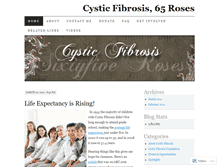 Tablet Screenshot of cysticfibrosisutah.wordpress.com