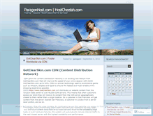 Tablet Screenshot of paragonhost.wordpress.com