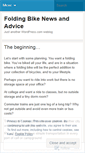 Mobile Screenshot of foldingbikes.wordpress.com