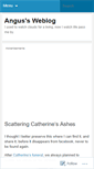 Mobile Screenshot of angusde.wordpress.com
