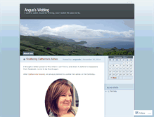 Tablet Screenshot of angusde.wordpress.com