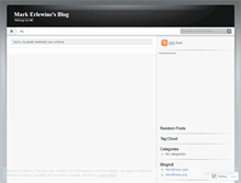 Tablet Screenshot of markerlewine.wordpress.com