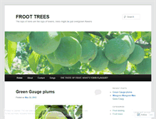 Tablet Screenshot of froottrees.wordpress.com