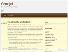 Tablet Screenshot of grimkjell.wordpress.com
