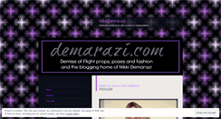 Desktop Screenshot of nikkidemarazi.wordpress.com