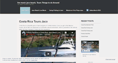 Desktop Screenshot of livemusicjacobeachcr.wordpress.com