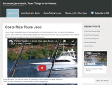 Tablet Screenshot of livemusicjacobeachcr.wordpress.com