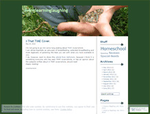 Tablet Screenshot of livinglearninglaughing.wordpress.com