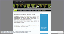 Desktop Screenshot of identidadepropria.wordpress.com
