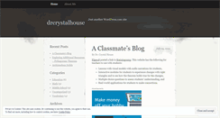 Desktop Screenshot of drcrystalhouse.wordpress.com
