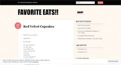 Desktop Screenshot of favoriteeats.wordpress.com