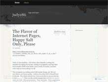 Tablet Screenshot of judye86.wordpress.com
