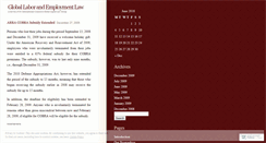 Desktop Screenshot of globalemploymentlaw.wordpress.com