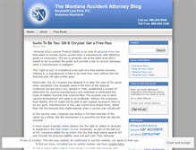 Tablet Screenshot of mtaccidentattorney.wordpress.com