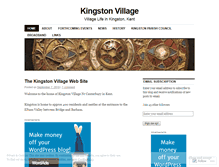 Tablet Screenshot of kingstoncanterbury.wordpress.com