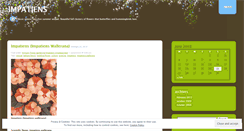 Desktop Screenshot of impatiens.wordpress.com