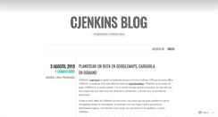 Desktop Screenshot of cjenkins.wordpress.com