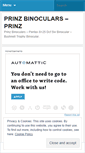 Mobile Screenshot of prinzbinocularsfgs.wordpress.com