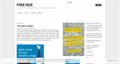 Desktop Screenshot of freeridethebook.wordpress.com