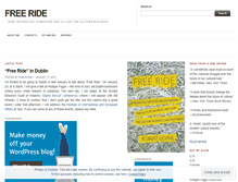 Tablet Screenshot of freeridethebook.wordpress.com