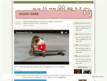 Tablet Screenshot of dogsears.wordpress.com