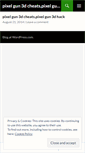 Mobile Screenshot of pixelgun3dhackupdate.wordpress.com