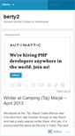 Mobile Screenshot of berty2.wordpress.com