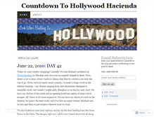 Tablet Screenshot of hollywoodhacienda.wordpress.com