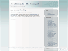 Tablet Screenshot of mondhandy.wordpress.com
