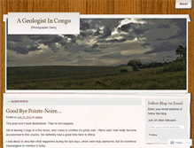 Tablet Screenshot of ageologistincongo.wordpress.com