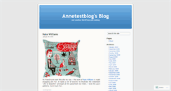 Desktop Screenshot of annetestblog.wordpress.com