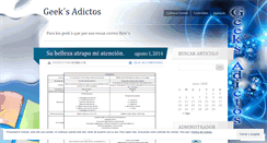 Desktop Screenshot of geeksadictos.wordpress.com
