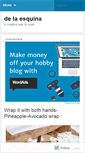 Mobile Screenshot of delaesquina.wordpress.com