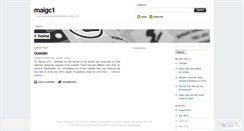 Desktop Screenshot of maigc1.wordpress.com