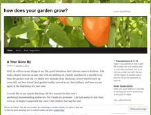 Tablet Screenshot of howgardengrow.wordpress.com