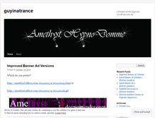 Tablet Screenshot of guyinatrance.wordpress.com