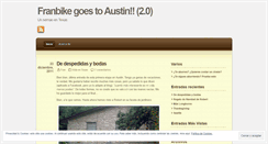 Desktop Screenshot of franbikegoestoaustin.wordpress.com