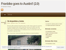 Tablet Screenshot of franbikegoestoaustin.wordpress.com