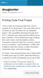 Mobile Screenshot of dougkanter.wordpress.com